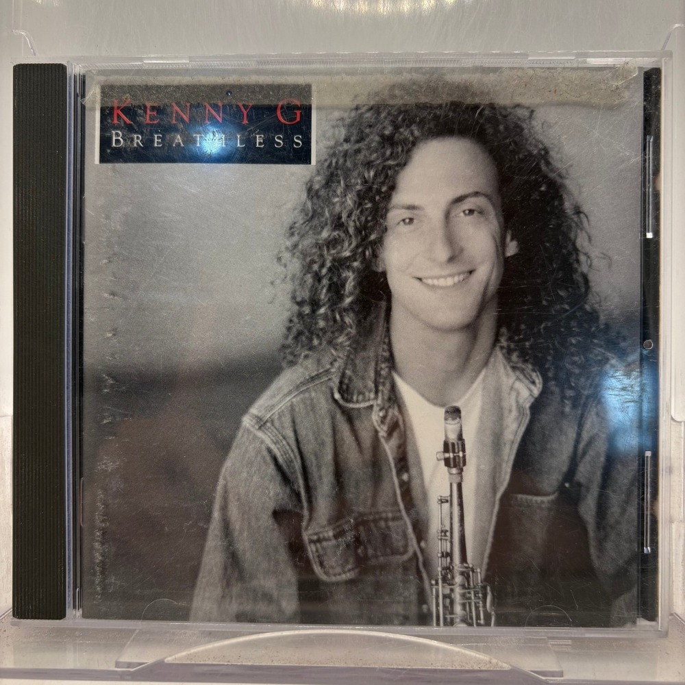 Kenny G Breathless CD 1992 Arista Records 07822-18646-2 Smooth Jazz Saxophone